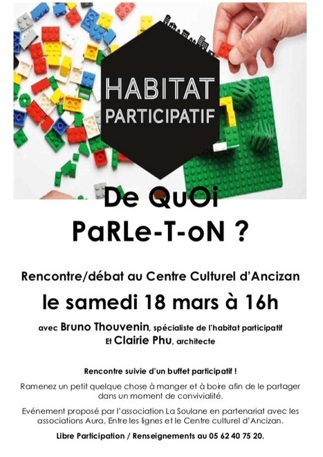 Rencontre/débat sur l'habitat participatif au Centre culturel d'Ancizan le 18 mars | Vallées d'Aure & Louron - Pyrénées | Scoop.it