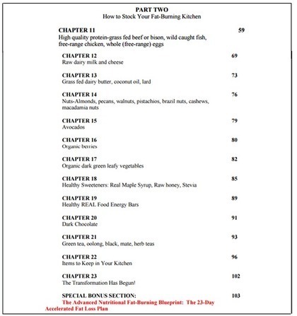 The Fat Burning Kitchen Book Review Free Pdf