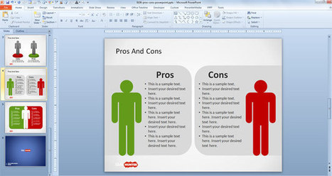 Free Pros & Cons PowerPoint Template - Free PowerPoint Templates - SlideHunter.com | PowerPoint and Presentations | Scoop.it