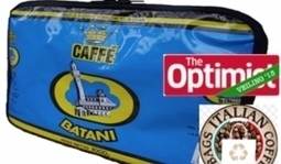 BijdeVeiling.nl - The Optimist veilt: Genova Copertina Multimedia Sleeve van gebruikt koffie verpakkingsmateriaal | Good Things From Italy - Le Cose Buone d'Italia | Scoop.it