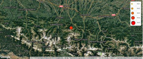 Événement sismique de magnitude 3.7, proche de Tarbes  / ReNaSS | Vallées d'Aure & Louron - Pyrénées | Scoop.it