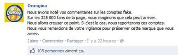 [Février 2012] Orangina : de faux comptes pour remuer sa page Facebook ? | Bad buzz | Scoop.it