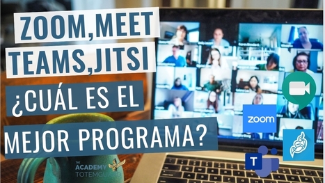 Zoom, Google Meet, Jitsi y Teams ¿Cuál es la mejor programa de videoconferencia? | Recursos, Servicios y Herramientas de la Web 2.0 en pequeñas dosis. | Scoop.it