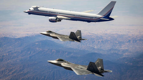 F-22 Raptors Flying with B757 Test Bed Suggest New Upgrades and Sensors are Coming Up Fast | DEFENSE NEWS | Scoop.it