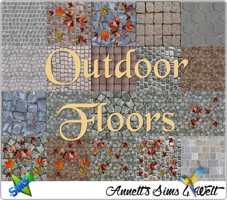 Outdoor Floors << Annett's Sims 4 Welt | Les Sims | Scoop.it