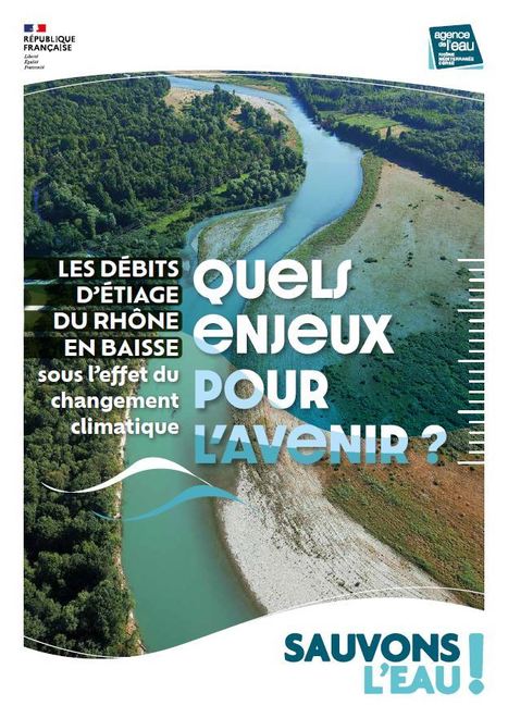 Plaquette "Les débits d'étiage du Rhône en baisse sous l'effet du changement climatique" | Biodiversité | Scoop.it