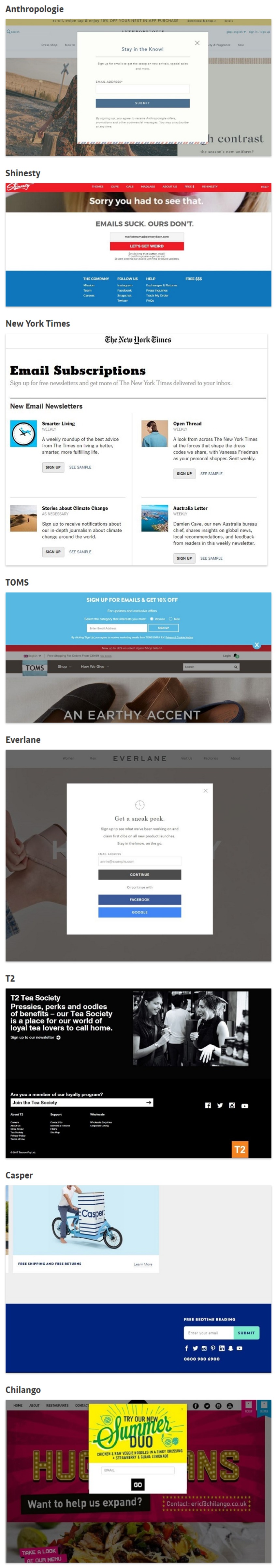 Eight effective examples of email sign up forms - Econsultancy | The MarTech Digest | Scoop.it