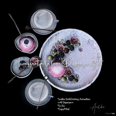 Croissant De La Lune Dispenser Set May 2021 Group Gift by Andika | Teleport Hub - Second Life Freebies | Teleport Hub | Scoop.it