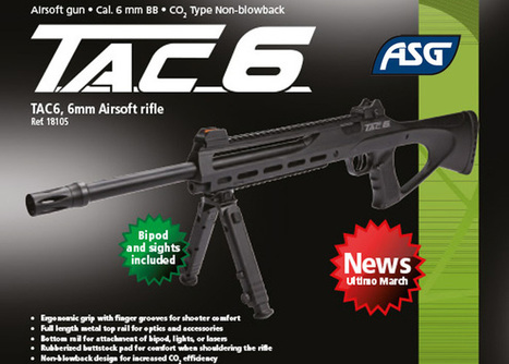 ASG Introduces The TAC6 Airsoft Rifle - Popular Airsoft NEWS and AIRSOFT OBSESSED VIDEO | Thumpy's 3D House of Airsoft™ @ Scoop.it | Scoop.it