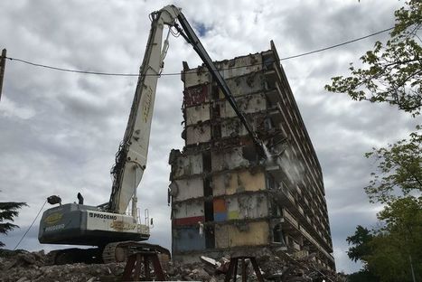 Angers : -la démolition de la barre de l'Europe à Monplaisir, nouvelle étape de la rénovation urbaine | L'actualité des quartiers politique de la ville de Bretagne et Pays de la Loire | Scoop.it