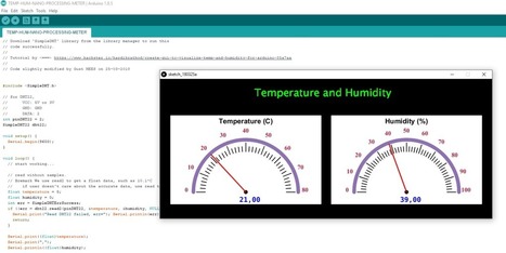 First Steps with the #Arduino-NANO | #DHT22 Temperature/Humidity with Meter | #Maker, #MakerED, #Coding , #MakerSpaces | 21st Century Learning and Teaching | Scoop.it