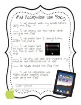 A Printable Acceptable Use Policy For Classroom iPads - Edudemic | Strictly pedagogical | Scoop.it