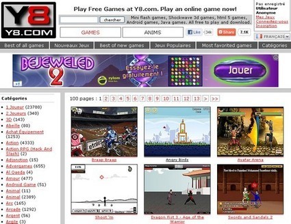 Y8 : 23 000 jeux en ligne gratuits | Le Top des Applications Web et Logiciels Gratuits | Scoop.it