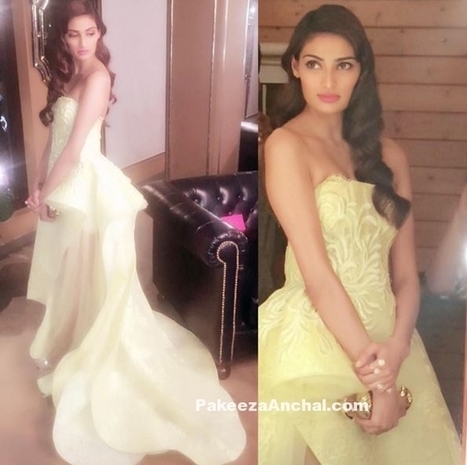 Athiya Shetty in a Yellow Saiid Kobeisy Gown at Nykaa Femina Beauty Awards | Indian Fashion Updates | Scoop.it