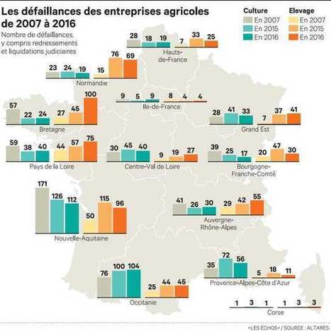 Agriculture : les défaillances d'exploitations en forte hausse | Lait de Normandie... et d'ailleurs | Scoop.it