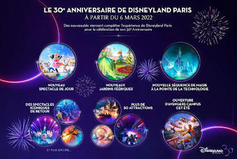 ParcPlaza.net: Dès le 6 mars 2022, Disneyland Paris célèbrera son 30e Anniversaire avec quelques nouveautés, dont un preshow avec des drones | Actualités parcs de loisirs | Scoop.it