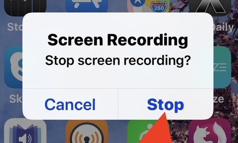 How to Quickly Stop Screen Recordings on iPhone & iPad | iPads, MakerEd and More  in Education | Scoop.it