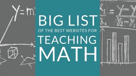 Best Websites for Teaching Math: More Than 50 Resources! | Professional Learning for Busy Educators | Scoop.it