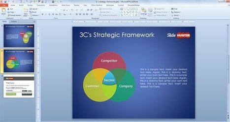 Free 3C's Strategic Framework Template for PowerPoint - Free PowerPoint Templates - SlideHunter.com | Free Templates for Business (PowerPoint, Keynote, Excel, Word, etc.) | Scoop.it