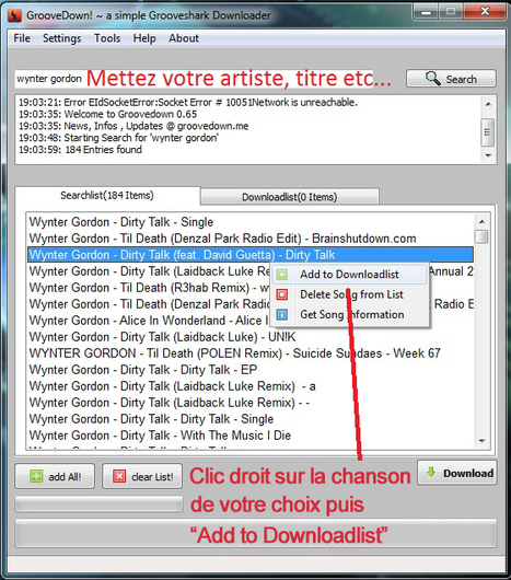 Télécharger gratuitement sur Grooveshark avec Groovedown | Télécharger et écouter le Web | Scoop.it