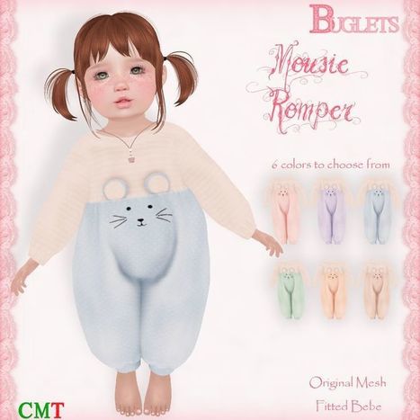 Mousie Romper AD | .: Second Life Kids Lookbook :. | 亗 Second Life Kingdom of Kids 亗 | Scoop.it