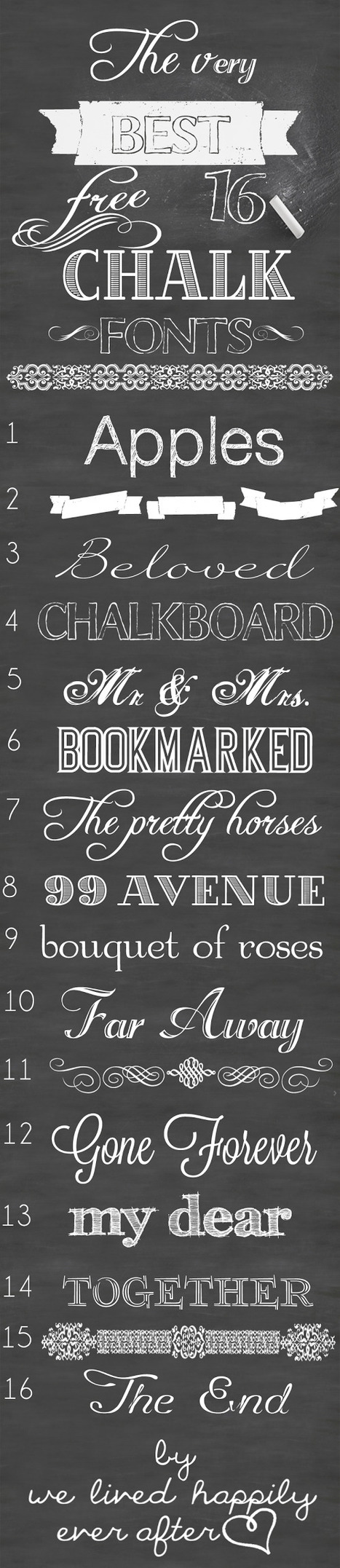 Best Chalkboard Fonts