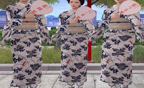 Hanafusa Okiya - Yukatakai 2022 -  Saturday 30th of July - Second Life | Second Life Destinations | Scoop.it