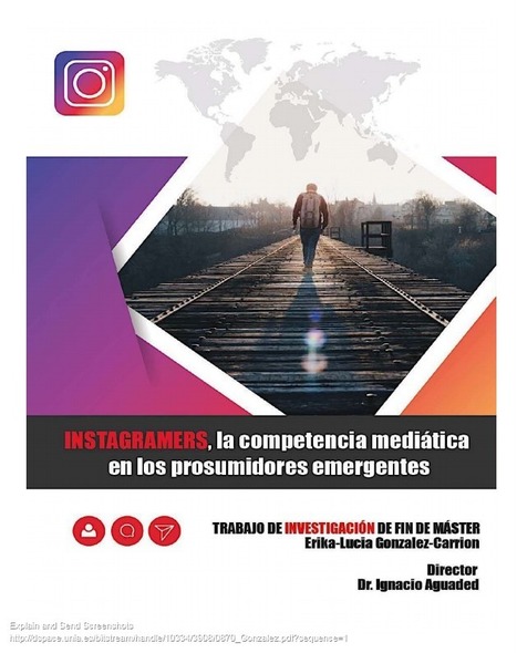 Instagramers, la competencia mediática en los prosumidores emergentes / Erika Lucía González Carrión | Comunicación en la era digital | Scoop.it