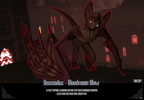 Bloodmoon Glow April 2025 Group Gift by Quills & Curiosities | Teleport Hub - Second Life Freebies | Second Life Freebies | Scoop.it