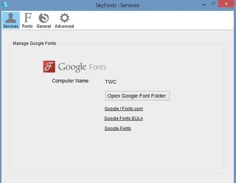 SkyFonts: Download & Install Google Fonts on to Windows PC | Time to Learn | Scoop.it