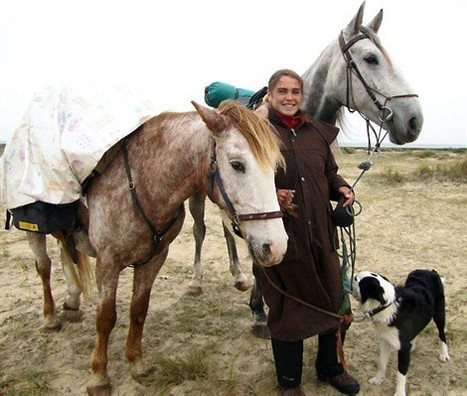 Un tour de France, en solitaire et &agrave; cheval , Plouhinec 03/11/2011 - ouest-france.fr | Cheval et Nature | Scoop.it