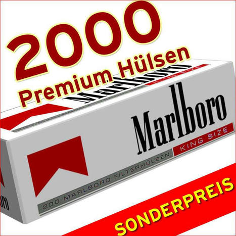 1000 Marlboro King Size Hülsen | elektrische stopfmaschine | Scoop.it