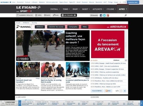 Areva d&eacute;veloppe ses contenus athl&eacute;tisme sur LeFigaro.fr/Sport24, avec Havas S&E et Les Ateliers Figaro - Offremedia | Revue de Web Commercial | Scoop.it