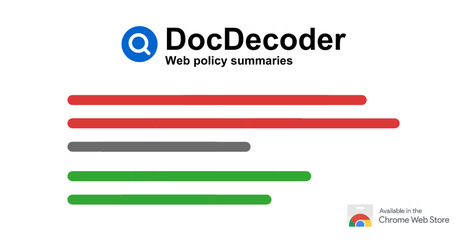 DocDecoder | A Chrome Extension That Summarizes Web Policies With AI | Tools for Teachers & Learners | Scoop.it