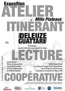 Exposition, Atelier itinérant de lecture coopérative de Mille plateaux | Philosophie en France | Scoop.it