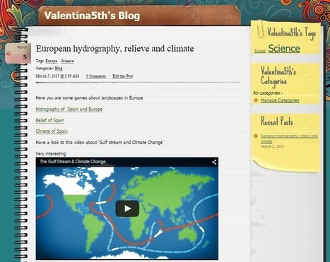 Using Collaborative Tools in Science: Padlet and Kidblog to study Landscapes in Europe | Moodle and Web 2.0 | Scoop.it