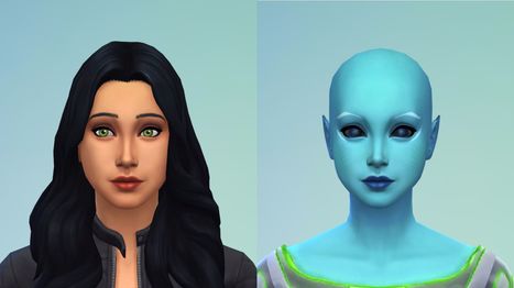 Créer son Avatar Sims 4 version Alien << SimsBook | Les Sims | Scoop.it