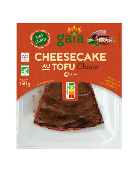 Gaia revisite le cheesecake au tofu et cacao | AGROALIMENTAIRE | Scoop.it
