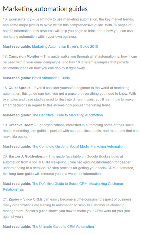 The definitive guide to 40 definitive marketing guides - Campaign Monitor | WHY IT MATTERS: Digital Transformation | Scoop.it