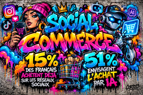 🇫🇷 SOCIAL COMMERCE : 15 % DES FRAN&Ccedil;AIS ACH&Egrave;TENT D&Eacute;J&Agrave; SUR LES R&Eacute;SEAUX SOCIAUX, 51 % ENVISAGENT L'ACHAT PAR IA | Social Marketing | Scoop.it