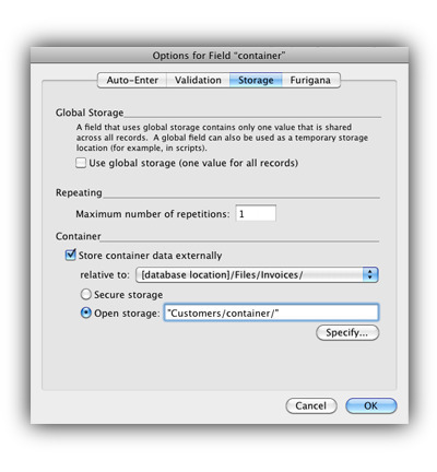 DataTherapy - The Benefits of FileMaker 12 - Part 4: Remote Container Storage | Filemaker Info | Scoop.it