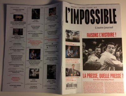 Mediapart dans L'Impossible: «La presse, quelle presse?» | DocPresseESJ | Scoop.it