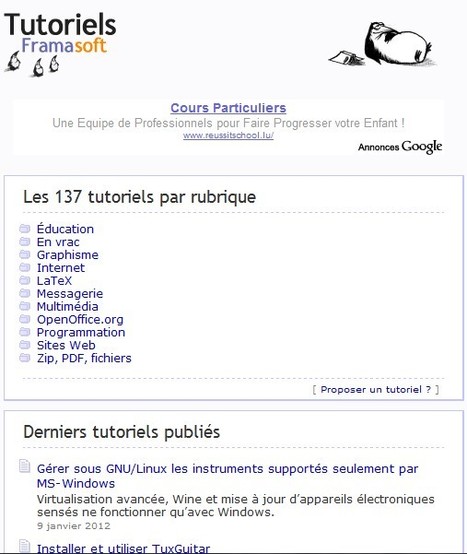 Tutoriels - Framasoft | Free Tutorials in EN, FR, DE | Scoop.it