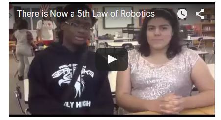 There is Now a 5th Law of Robotics | K12 Online Conference @drharrisonmccoy | Font Lust & Graphic Desires | Scoop.it