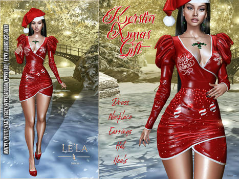 Kerstin Xmas Outfit December 2022 Group Gift by Le&rsquo;La Design | Teleport Hub - Second Life Freebies | Second Life Freebies | Scoop.it