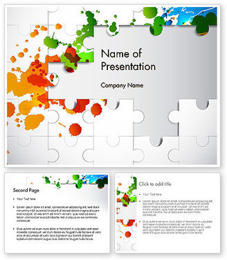 puzzle background powerpoint template powerpo scoop it