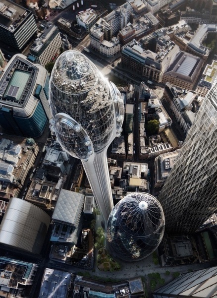 A Londres, des architectes veulent construire une gigantesque tour… en forme de tulipe  | L'expertise immobilière | Scoop.it
