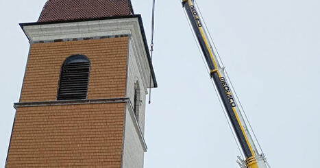 Bulle. Les travaux sur le beffroi continuent&nbsp;: un chantier qui ne passe pas inaper&ccedil;u | Revue de presse | L'habitat & son environnement dans le Doubs : Architecture. Urbanisme. Environnement. Paysage. Logement | Scoop.it
