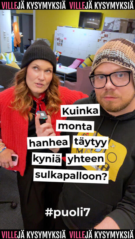 Ylen toimittaja Ville Kilpel&auml;inen kysyy ylel&auml;isilt&auml; villej&auml; kysymyksi&auml;. Tiet&auml;&auml;k&ouml; Puoli seiska -ohjelman vieraat tai Yle Urheilun v&auml;ki kuinka monta hanhea t&auml;ytyy kyni&auml; yhteen sulkapalloon? Mukana Mi... | A1Uutiset | Scoop.it
