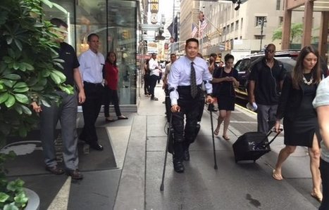 ReWalk Robotics's New Exoskeleton Lets Paraplegic Stroll the Streets of NYC | Robolution Capital | Scoop.it